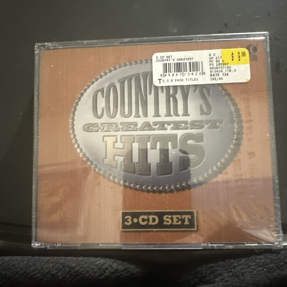 Country's Great Hits CD 2001 3-disc Set K-Tel Country Music Compilation SEALED